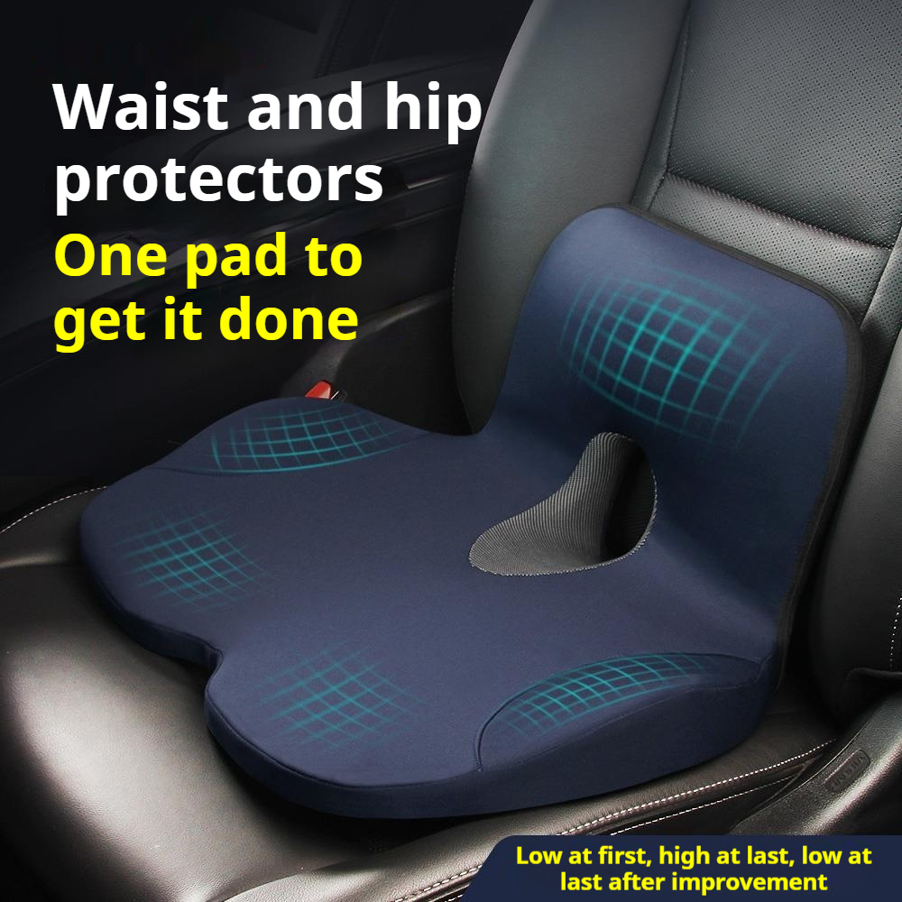 Memory Foam Car Neck Pillow Lumbar Support - وسادة مقعد معززة لمقعد السائق الرئيسي