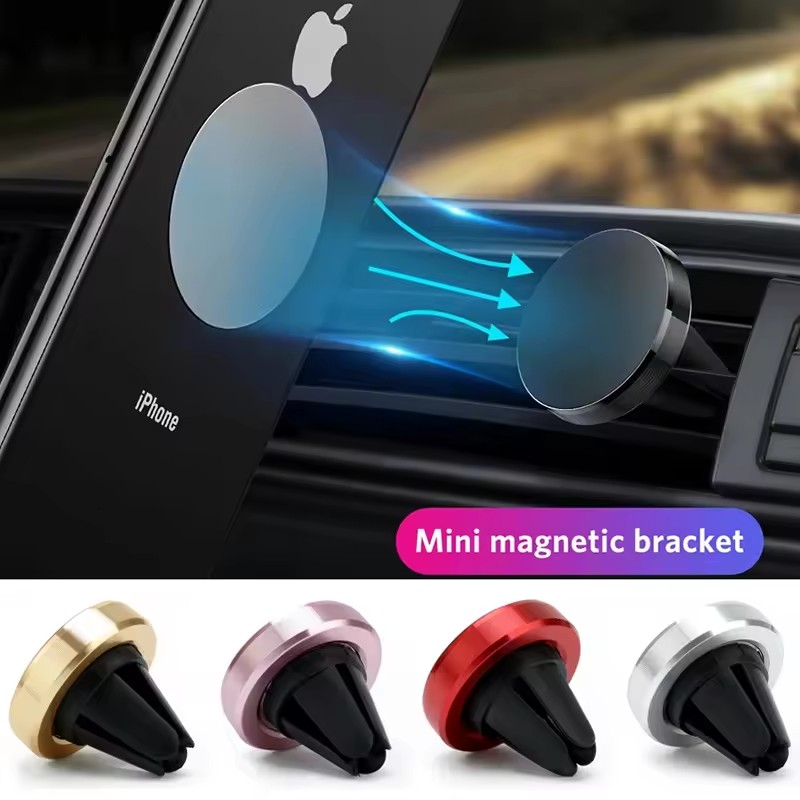 Magnetic Phone Holder For Car Vent - حامل هاتف مغناطيسي للسيارة، حامل هاتف