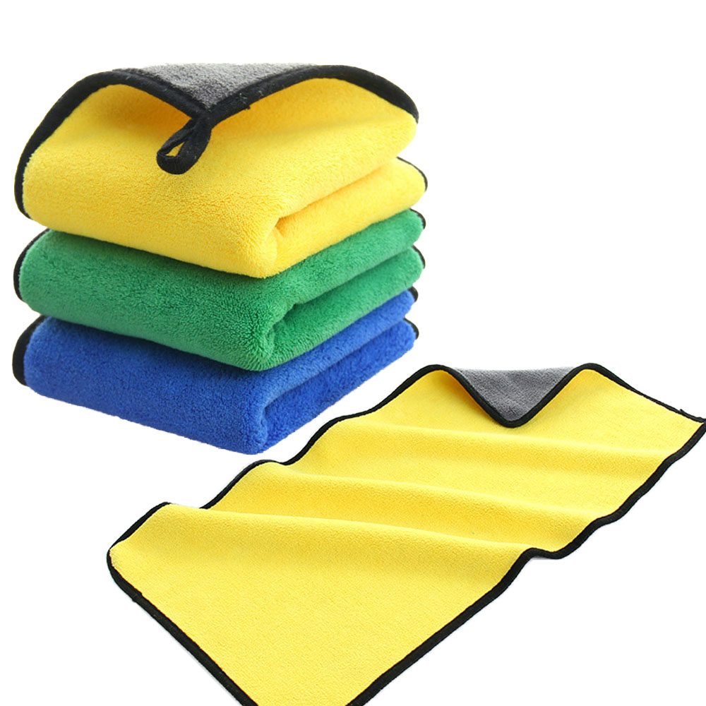 Microfiber Car Drying Towel Super Absorbent - منشفة تنظيف السيارات من الألياف الدقيقة،