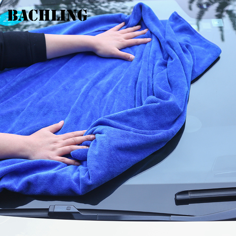 Microfiber Car Drying Towel Super Absorbent - 60x160/180 سنتيمتر منشفة غسيل السيارات 400GSM