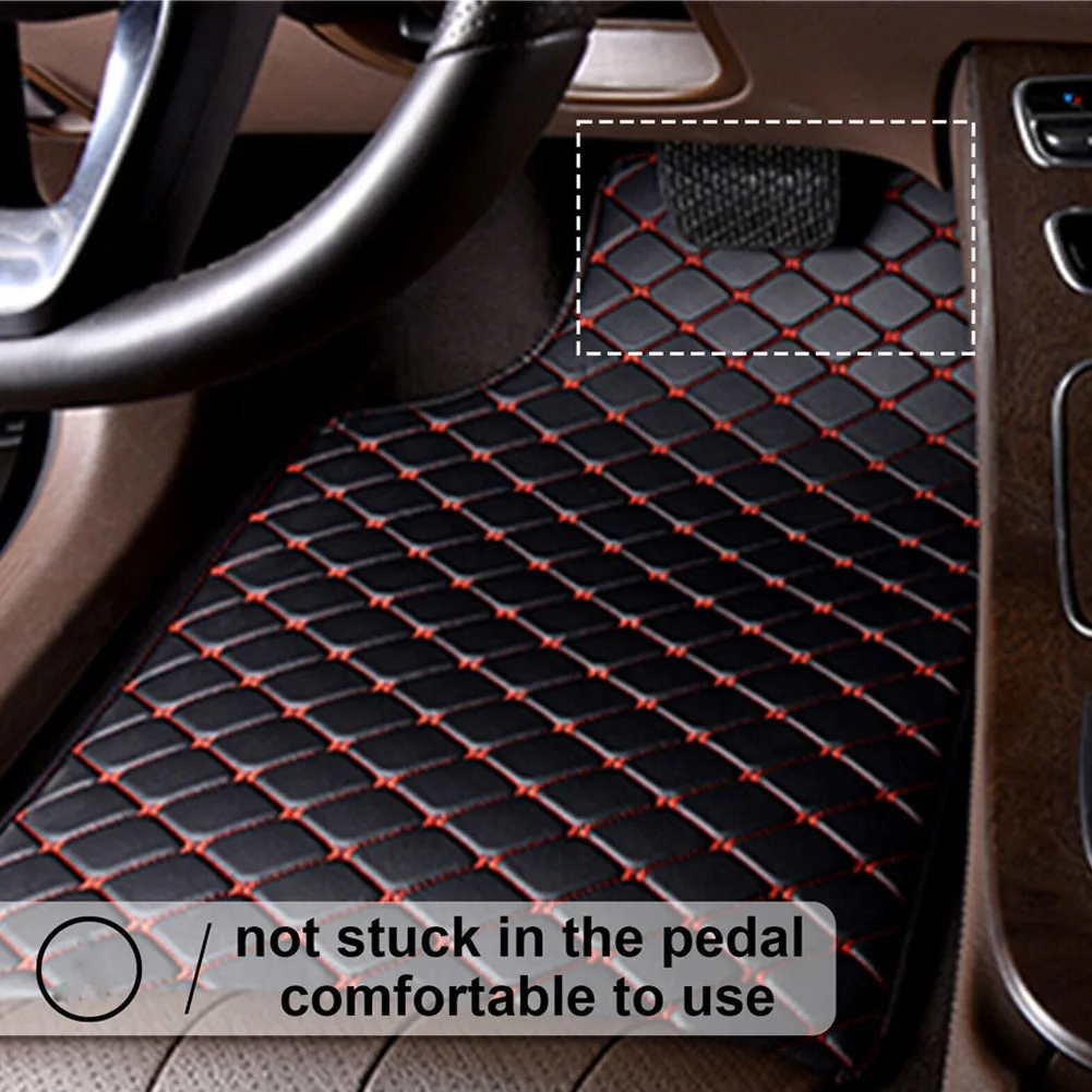 Car Floor Mats Universal Waterproof Leather - 5 قطع من سجادات أرضية السيارة