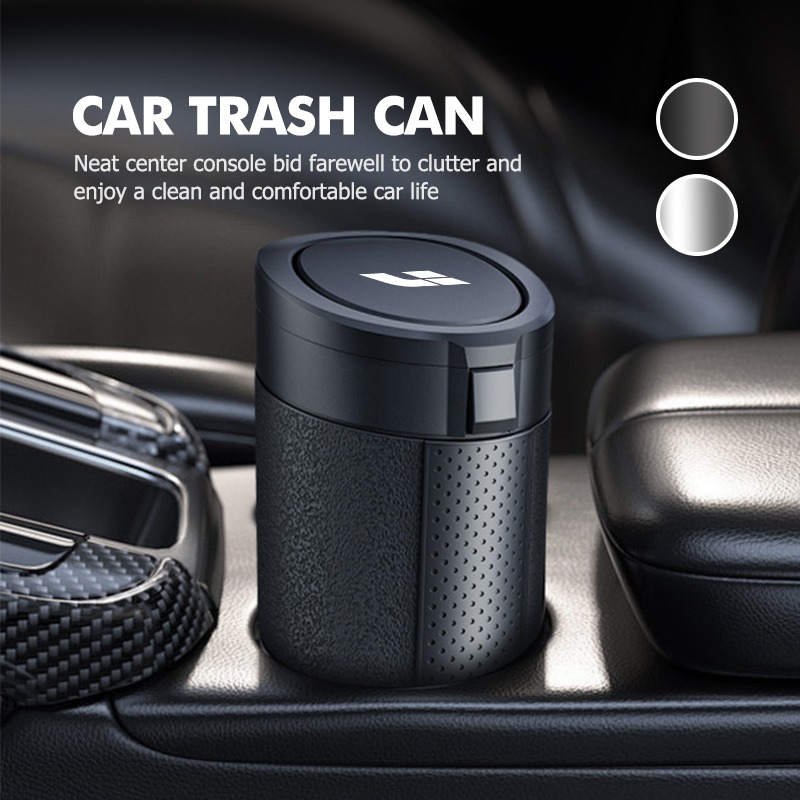 Waterproof Car Trash Can With Lid - صندوق قمامة للسيارة متين ومقاوم للماء