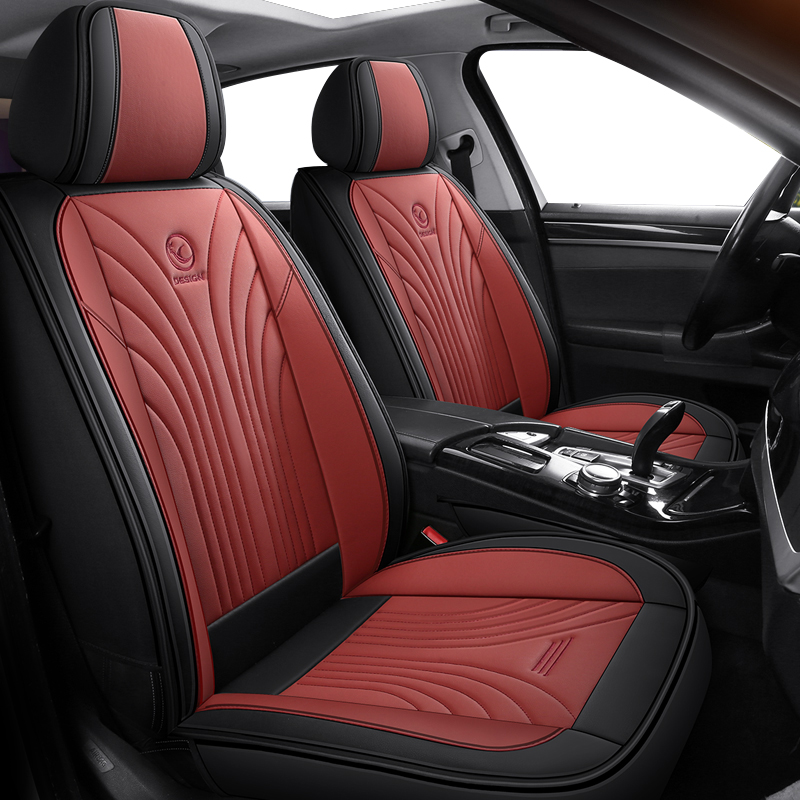 Leather Car Seat Covers Full Set Universal - غطاء مقعد السيارة ل Changan Cs35