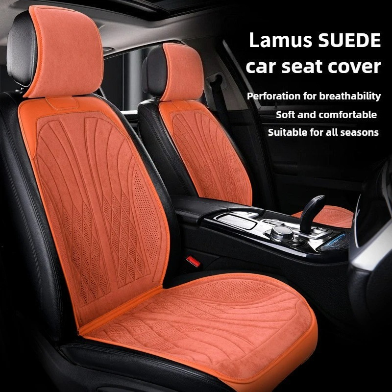 Leather Car Seat Covers Full Set Universal - غطاء مقعد سيارة فاخر من الجلد