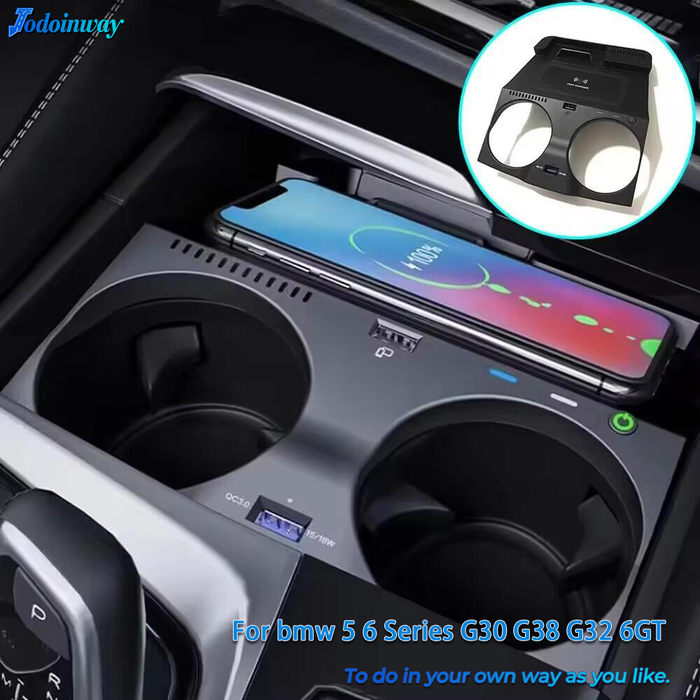 Wireless Car Charger Mount Fast Charging - حامل هاتف للسيارة مع شاحن لاسلكي