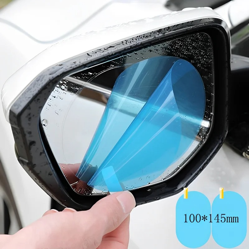 Anti Glare Car Rearview Mirror Film - ملصق حماية مرآة السيارة بتقنية النانو،