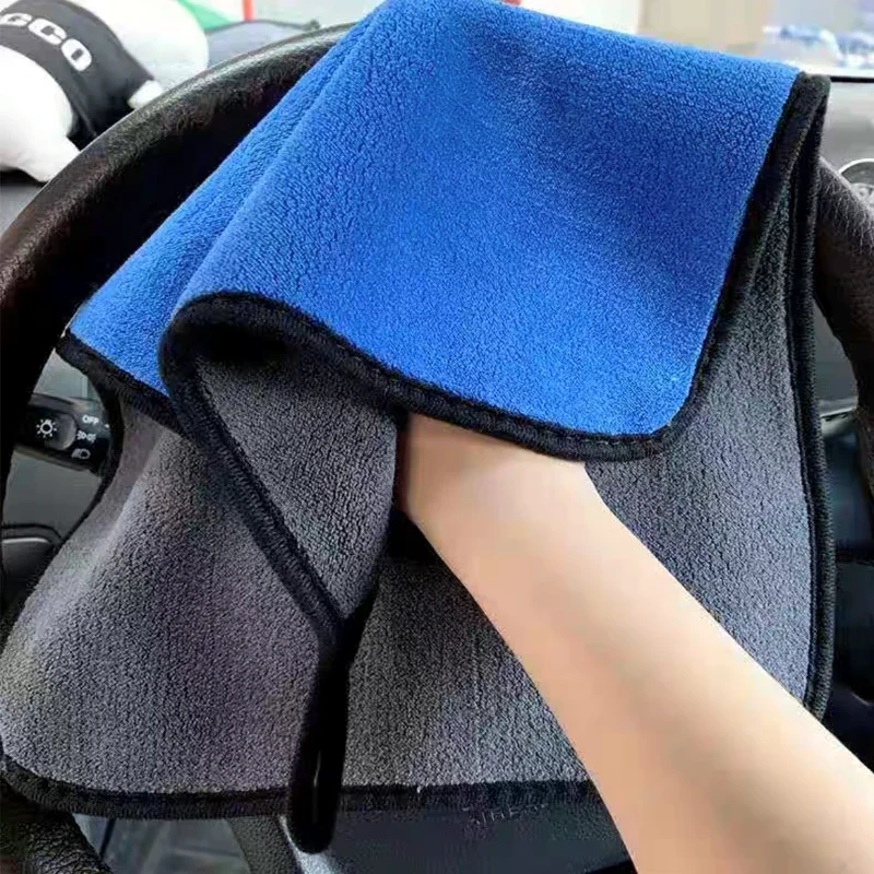 Microfiber Car Drying Towel Super Absorbent - منشفة غسيل السيارات 1/5 قطع من