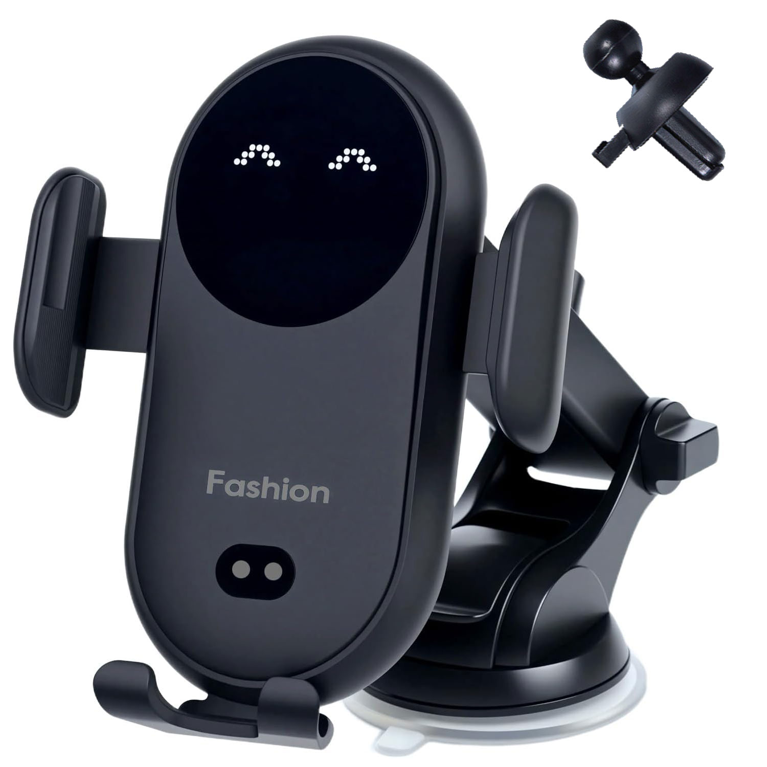 Wireless Car Charger Mount Fast Charging - حامل شحن سيارة لاسلكي سريع مع