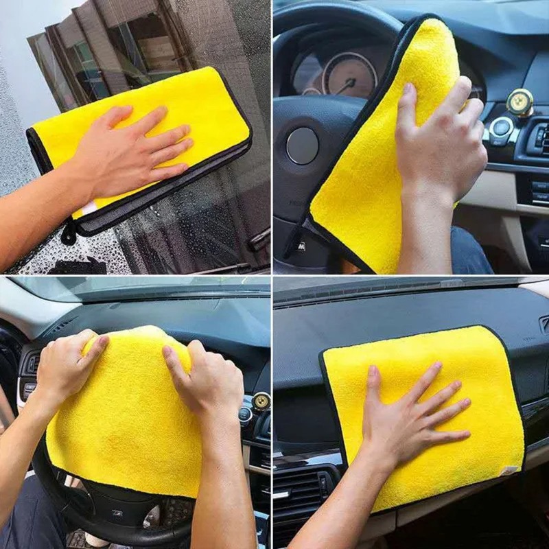 1/20 قطعة مناديل تنظيف السيارا - مراجعة Microfiber Car Drying Towel Super Absorbent وسعره
