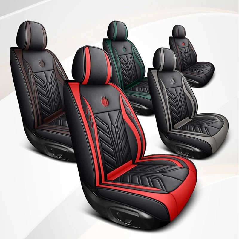 أغطية مقاعد سيارة قابلة للتهوي - مراجعة Leather Car Seat Covers Full Set Universal وسعره