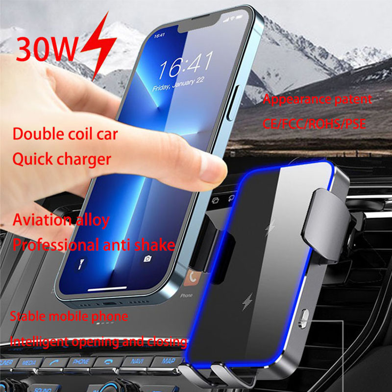 شاحن لاسلكي Qi2 مع حامل هاتف ل - مراجعة Magnetic Phone Holder For Car Vent وسعره