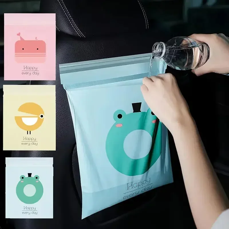 أكياس قمامة للسيارة 15 قطعة، أ - مراجعة Waterproof Car Trash Can With Lid وسعره