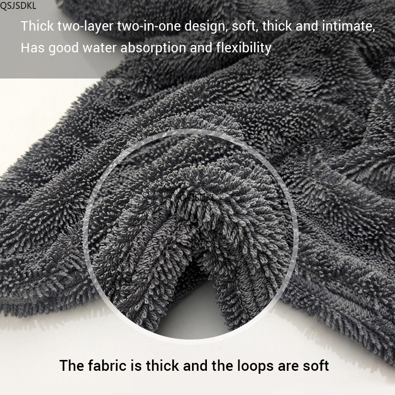 1200GSM/600GSM ستوكات تنظيف ال - مراجعة Microfiber Car Drying Towel Super Absorbent وسعره