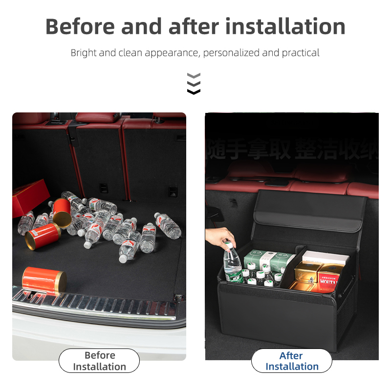 لبورشه كايين ماكان باناميرا صن - مراجعة Car Trunk Organizer Foldable Storage Box وسعره