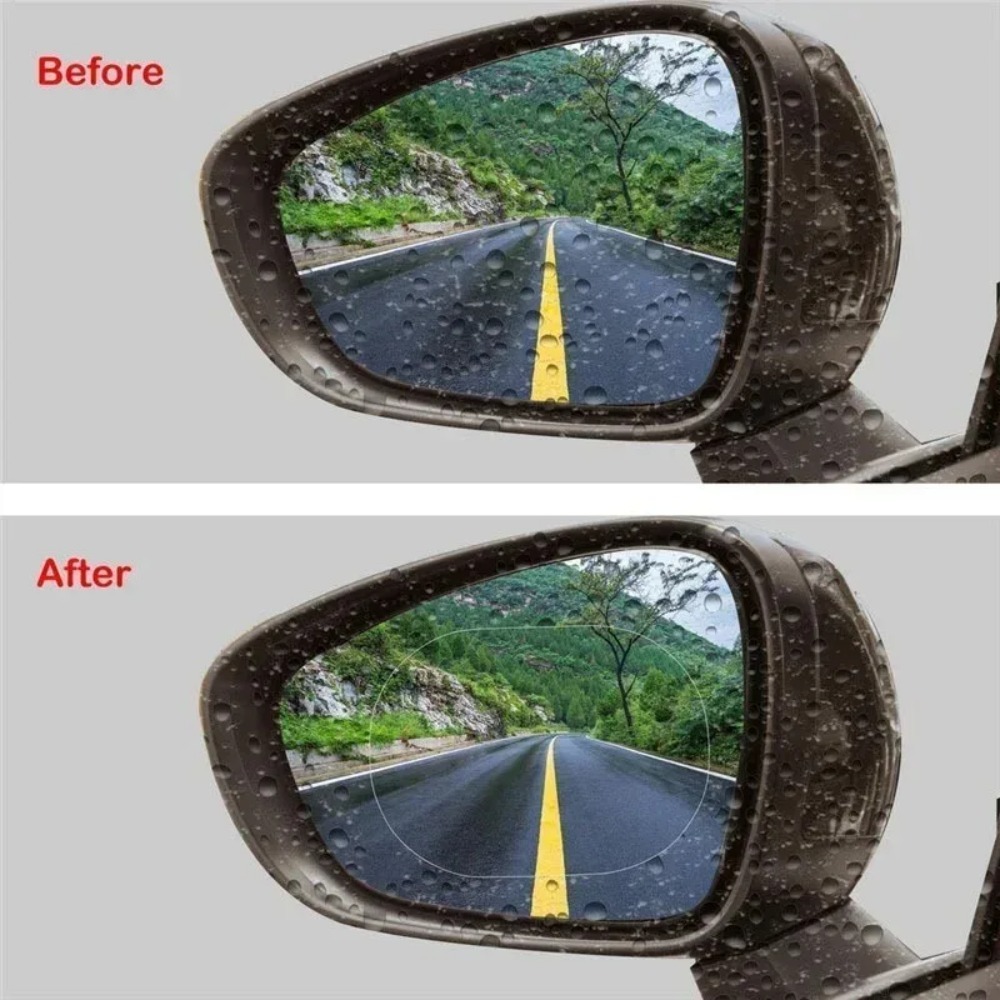 سيارة مرآة الرؤية الخلفية طبقة - مراجعة Anti Glare Car Rearview Mirror Film وسعره