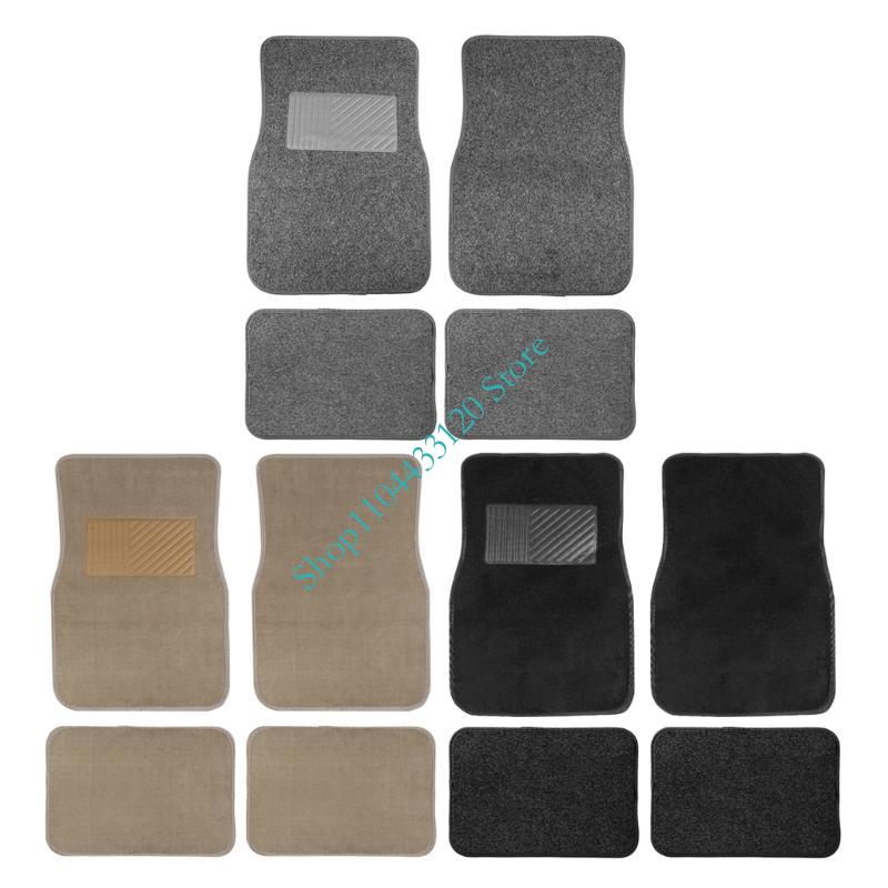 0XXD 4 قطعة الحصير سيارة عالمي - مراجعة Car Floor Mats Universal Waterproof Leather وسعره