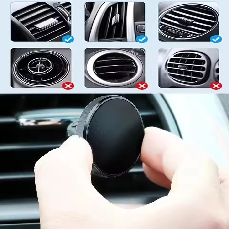 حامل هاتف مغناطيسي للسيارة، حا - مراجعة Magnetic Phone Holder For Car Vent وسعره