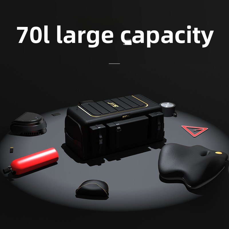 صندوق تخزين لصندوق السيارة قاب - مراجعة Car Trunk Organizer Foldable Storage Box وسعره