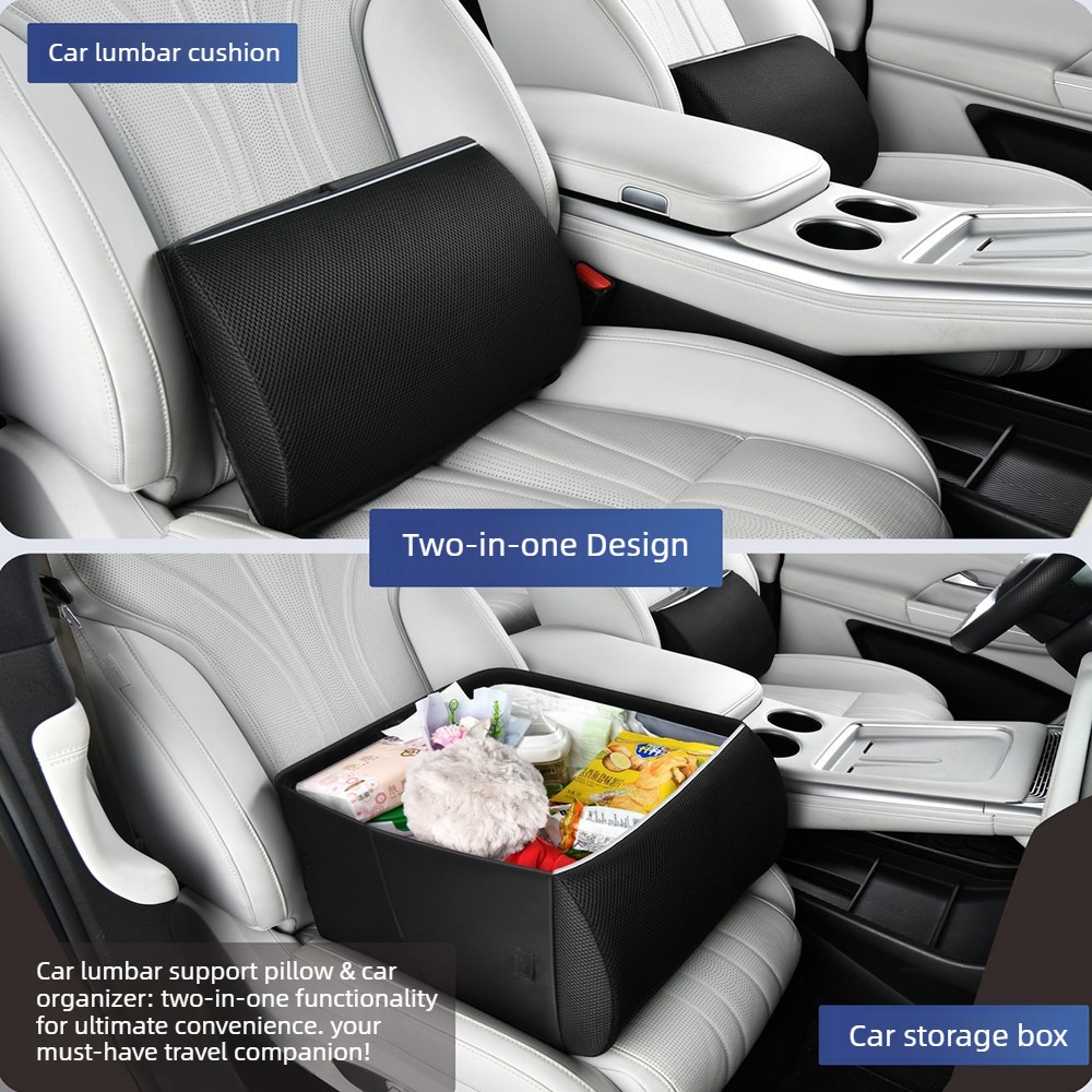 صندوق تخزين متعدد الوظائف 2 في - مراجعة Car Trunk Organizer Foldable Storage Box وسعره