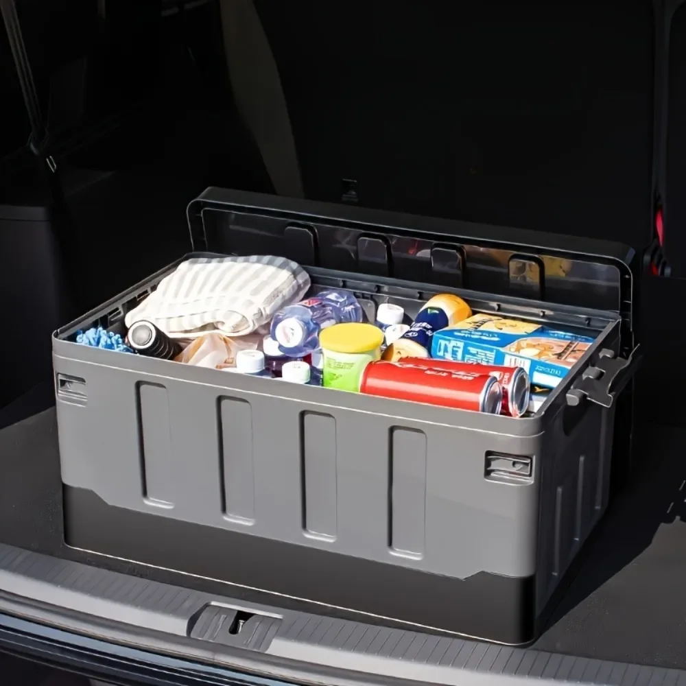 صندوق تخزين كبير مقاوم للماء ل - مراجعة Car Trunk Organizer Foldable Storage Box وسعره