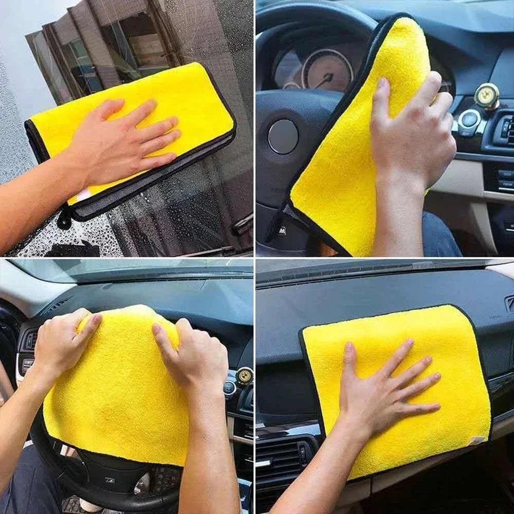 مناشف سيارات من الألياف الدقيق - مراجعة Microfiber Car Drying Towel Super Absorbent وسعره