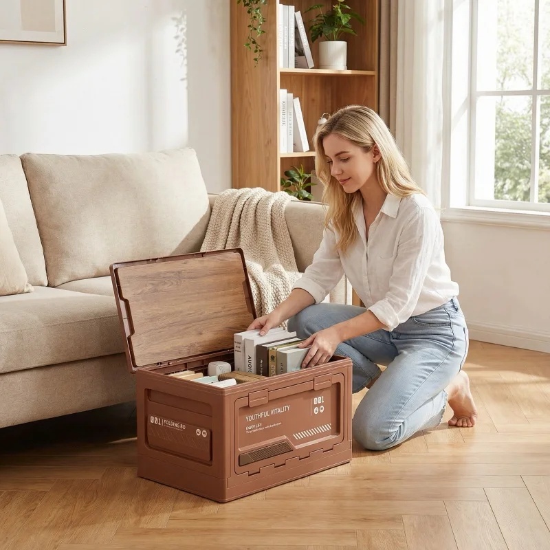 صندوق تخزين خارجي قابل للطي لل - مراجعة Car Trunk Organizer Foldable Storage Box وسعره