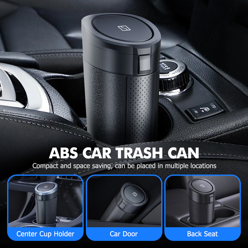 حاوية قمامة السيارة مقاومة للم - مراجعة Waterproof Car Trash Can With Lid وسعره