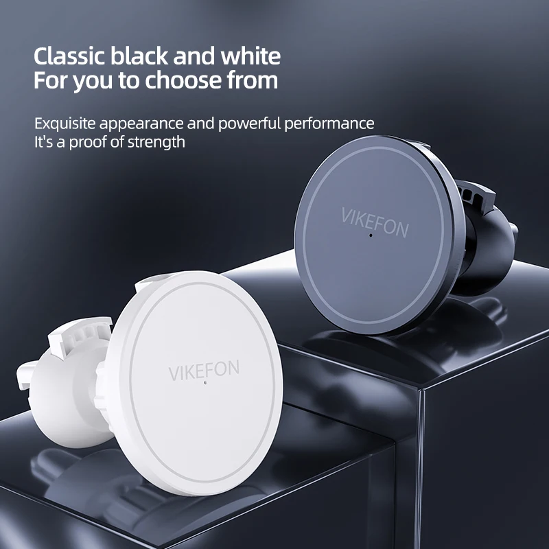شاحن سيارة لاسلكي مغناطيسي من  - مراجعة Magnetic Phone Holder For Car Vent وسعره