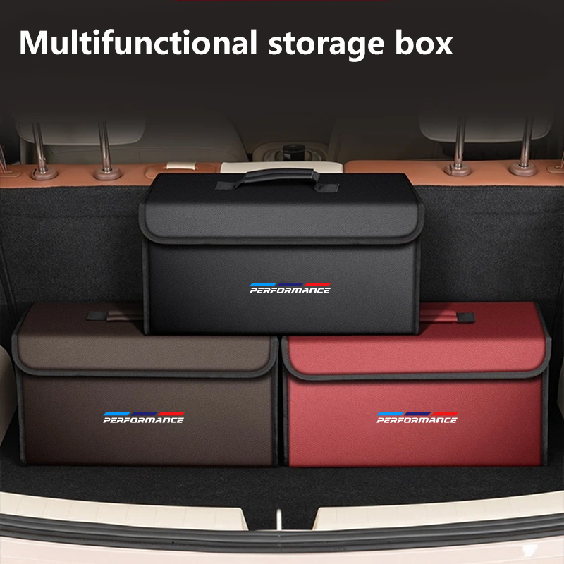 منظم صندوق السيارة الجلدي القا - مراجعة Car Trunk Organizer Foldable Storage Box وسعره