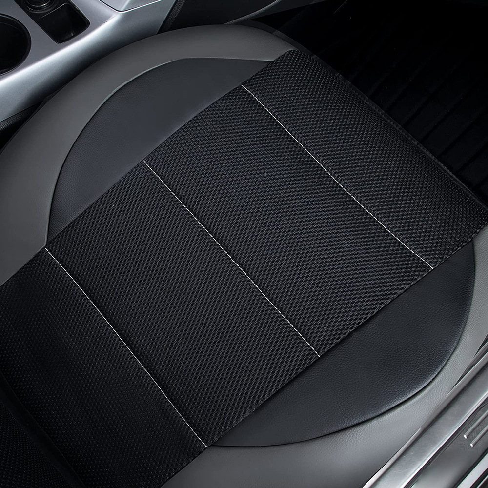 9 قطعة/مجموعة غطاء مقعد السيار - مراجعة Leather Car Seat Covers Full Set Universal وسعره