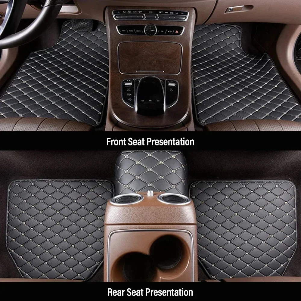 سجاد أرضية السيارة 4 قطع عالمي - مراجعة Car Floor Mats Universal Waterproof Leather وسعره