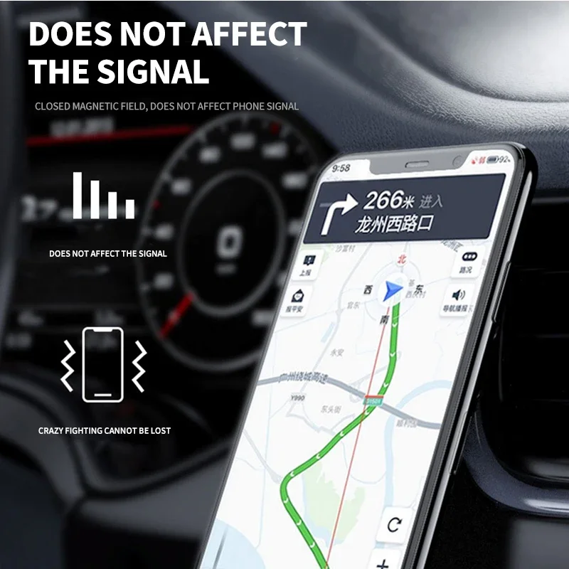 حامل هاتف صغير للسيارة يثبت عل - مراجعة Magnetic Phone Holder For Car Vent وسعره