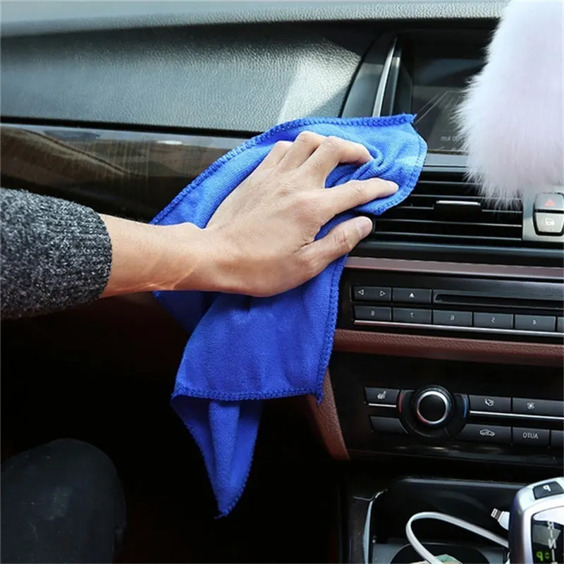10/200 قطعة مناشف تنظيف السيار - مراجعة Microfiber Car Drying Towel Super Absorbent وسعره