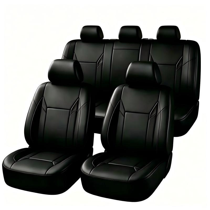 أغطية مقاعد سيارات شاملة من ال - مراجعة Leather Car Seat Covers Full Set Universal وسعره