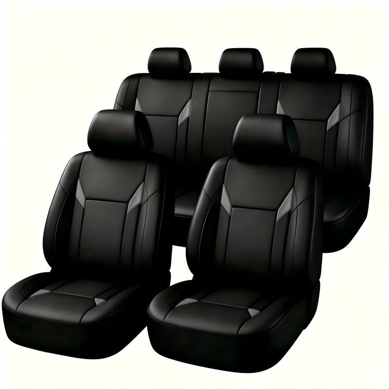 أغطية مقاعد سيارات شاملة من ال - مراجعة Leather Car Seat Covers Full Set Universal وسعره