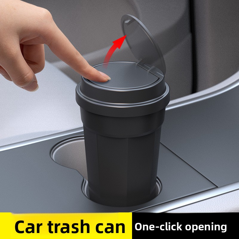 سلة مهملات للسيارة مقاومة للما - مراجعة Waterproof Car Trash Can With Lid وسعره