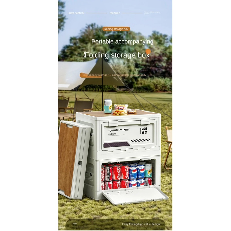 صندوق تخزين خارجي قابل للطي لل - مراجعة Car Trunk Organizer Foldable Storage Box وسعره
