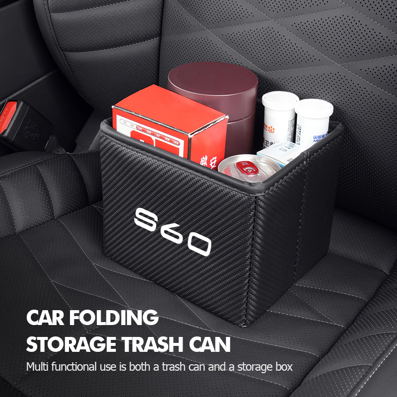 سلة مهملات للسيارة قابلة للطي  - مراجعة Waterproof Car Trash Can With Lid وسعره