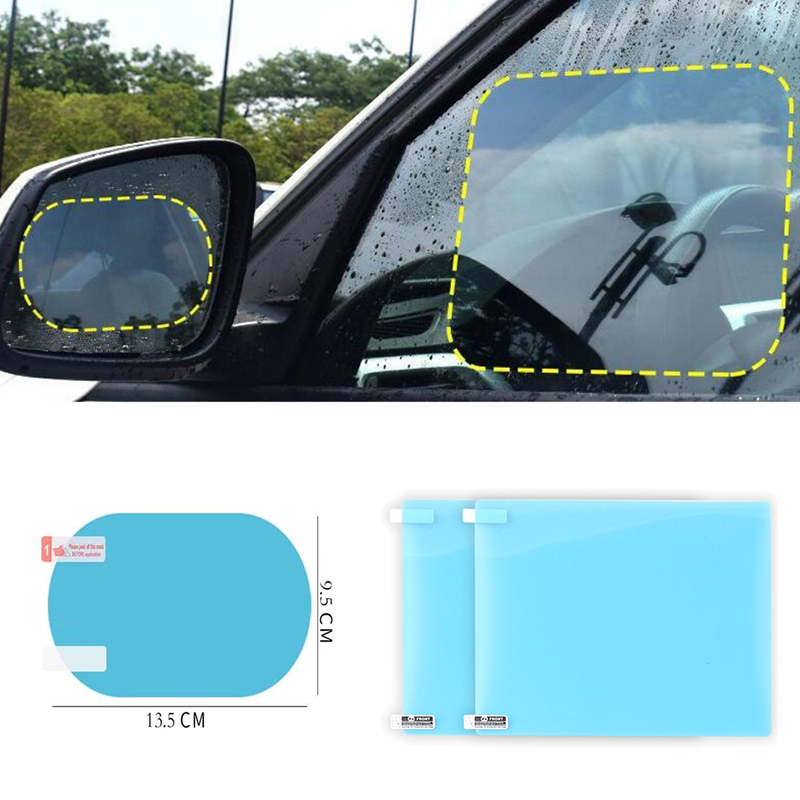 4 قطع من ملصقات حماية المرايا  - مراجعة Anti Glare Car Rearview Mirror Film وسعره