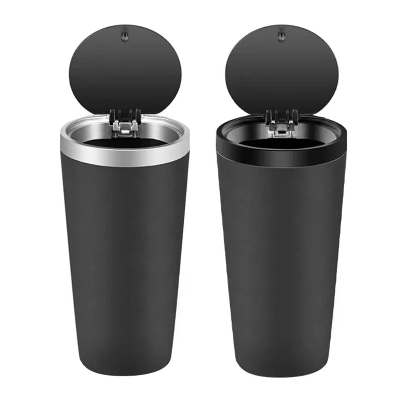 سلة مهملات السيارة الصغيرة الم - مراجعة Waterproof Car Trash Can With Lid وسعره