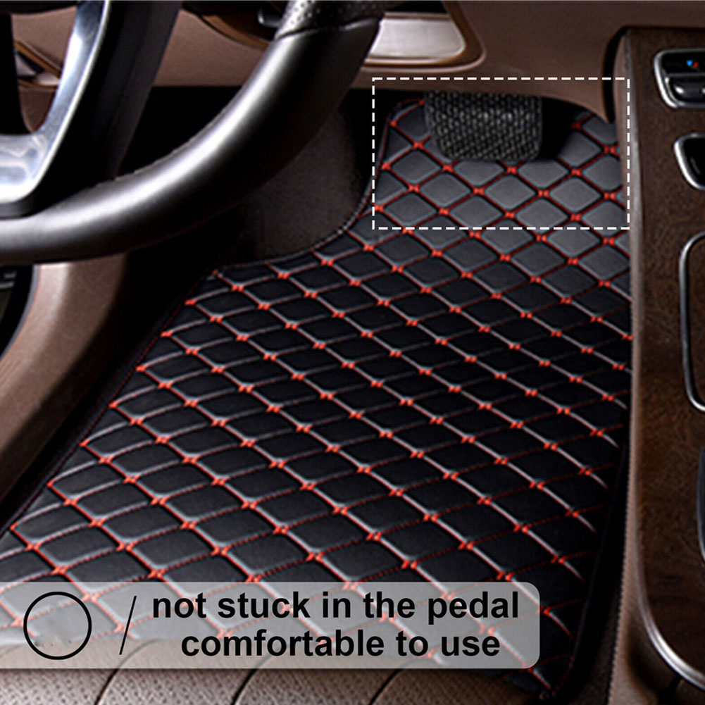 دواسات أرضية السيارة الجلدية ا - مراجعة Car Floor Mats Universal Waterproof Leather وسعره