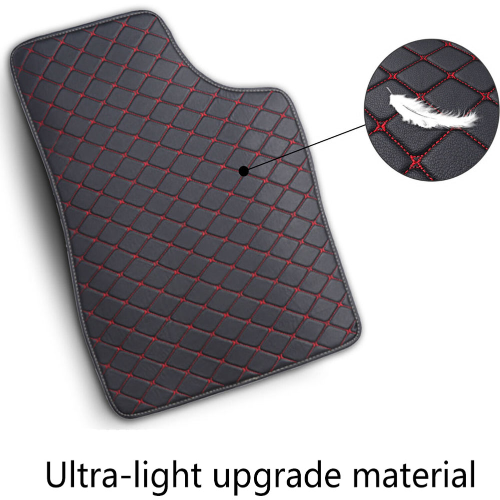 دواسات أرضية السيارة الجلدية ا - مراجعة Car Floor Mats Universal Waterproof Leather وسعره