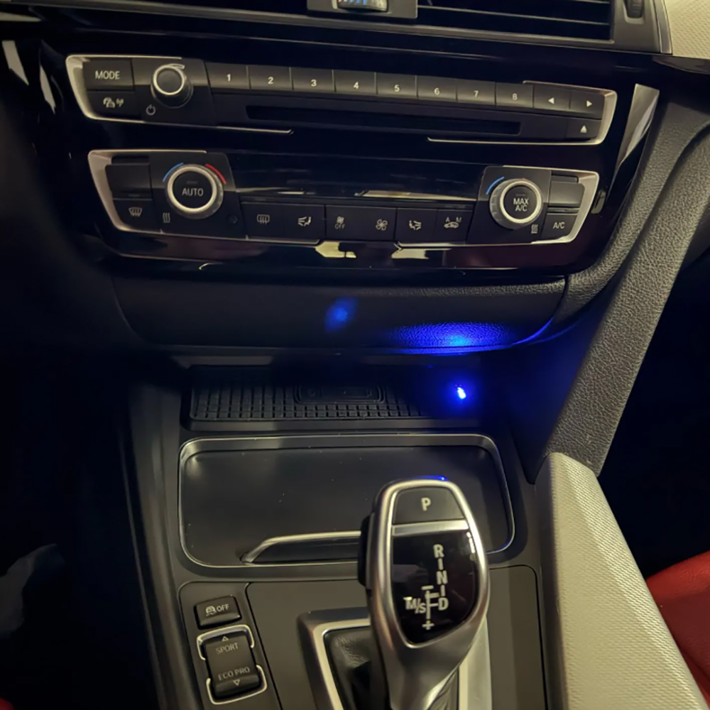 شاحن لاسلكي للسيارة لسيارات BM - مراجعة Wireless Car Charger Mount Fast Charging وسعره
