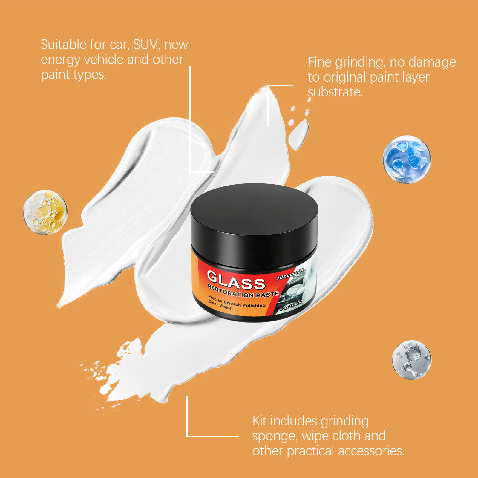 شمع تلميع زجاج السيارة، معجون  - مراجعة Car Scratch Repair Polishing Wax Paste وسعره