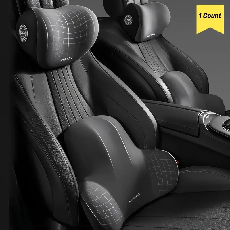 مجموعة وسادة رقبة ودعامة ظهر ل - مراجعة Memory Foam Car Neck Pillow Lumbar Support وسعره