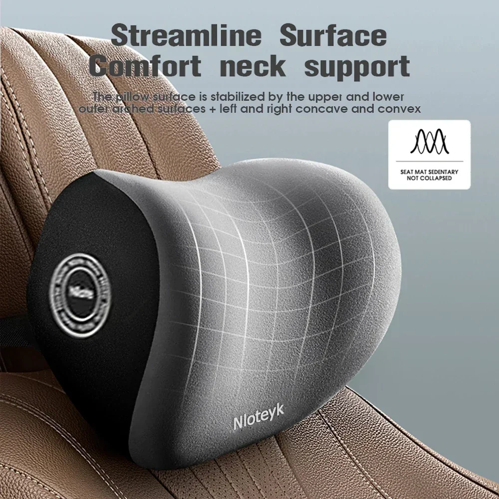 مجموعة وسادة رقبة ودعامة ظهر ل - مراجعة Memory Foam Car Neck Pillow Lumbar Support وسعره