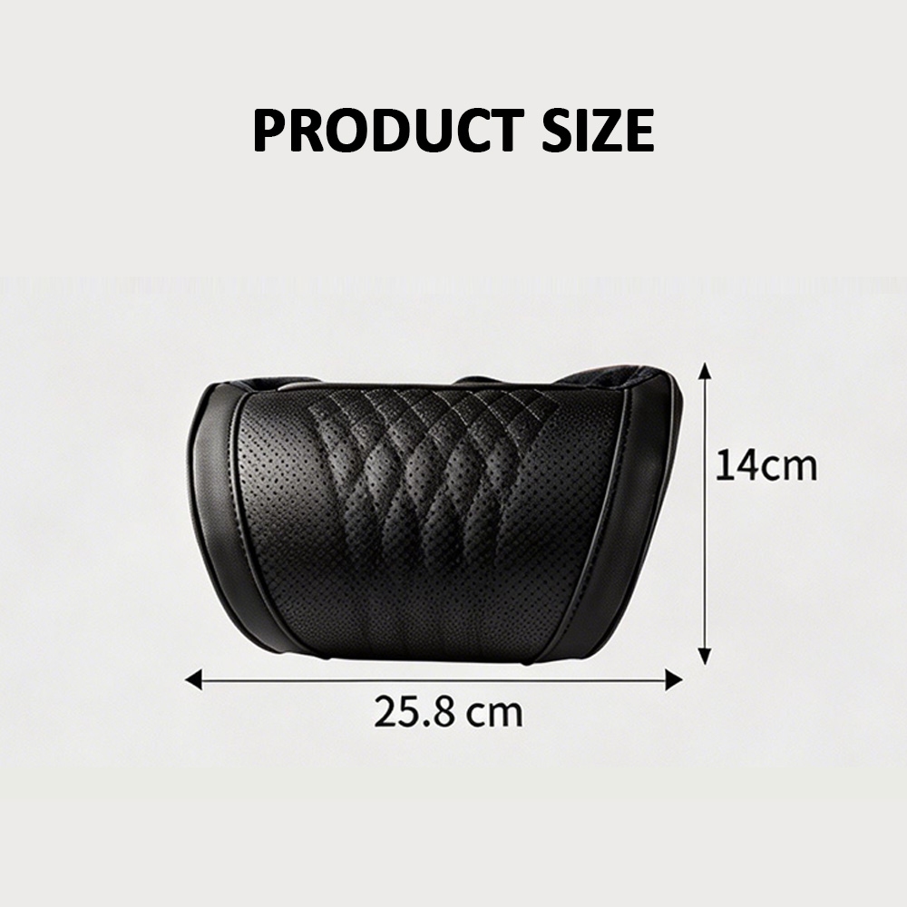 وسادة فاخرة لمسند رأس السيارة  - مراجعة Memory Foam Car Neck Pillow Lumbar Support وسعره