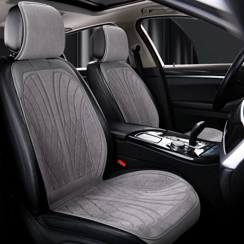 غطاء مقعد سيارة فاخر من الجلد  - مراجعة Leather Car Seat Covers Full Set Universal وسعره