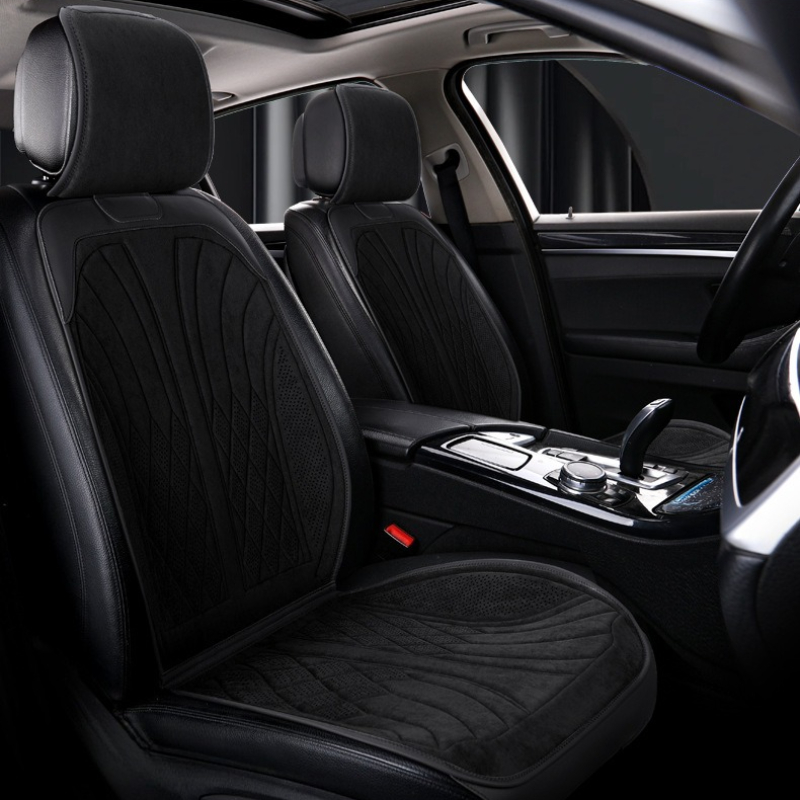 غطاء مقعد سيارة فاخر من الجلد  - مراجعة Leather Car Seat Covers Full Set Universal وسعره