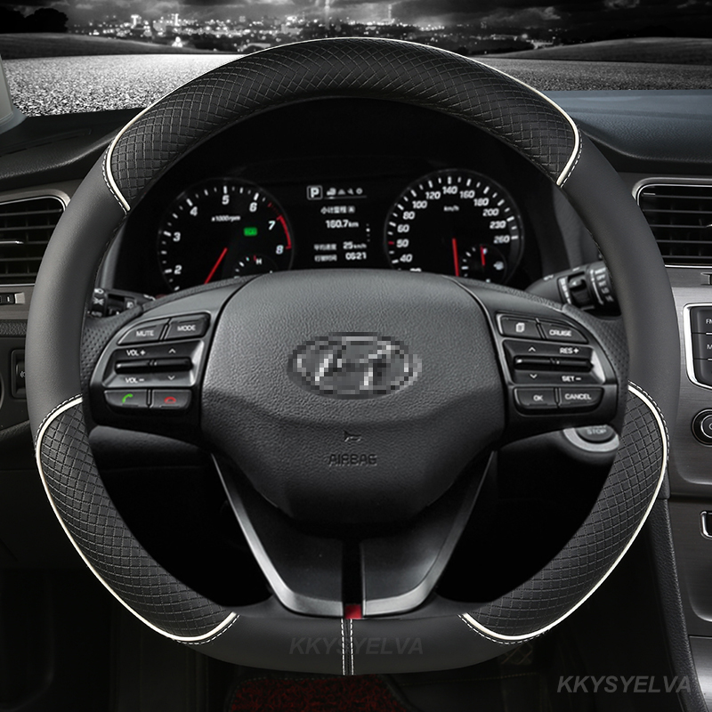 ستوكات الجلود غطاء عجلة القياد - مراجعة Car Steering Wheel Cover Anti Slip Breathable وسعره